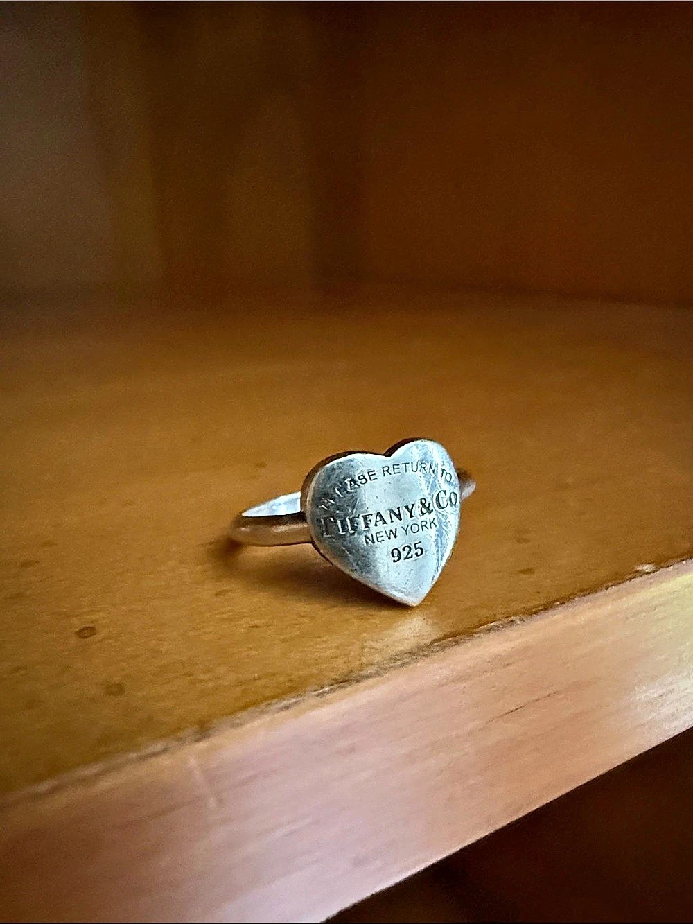 Tiffany & Co. Return to Tiffany Heart Tag Ring. in Silver